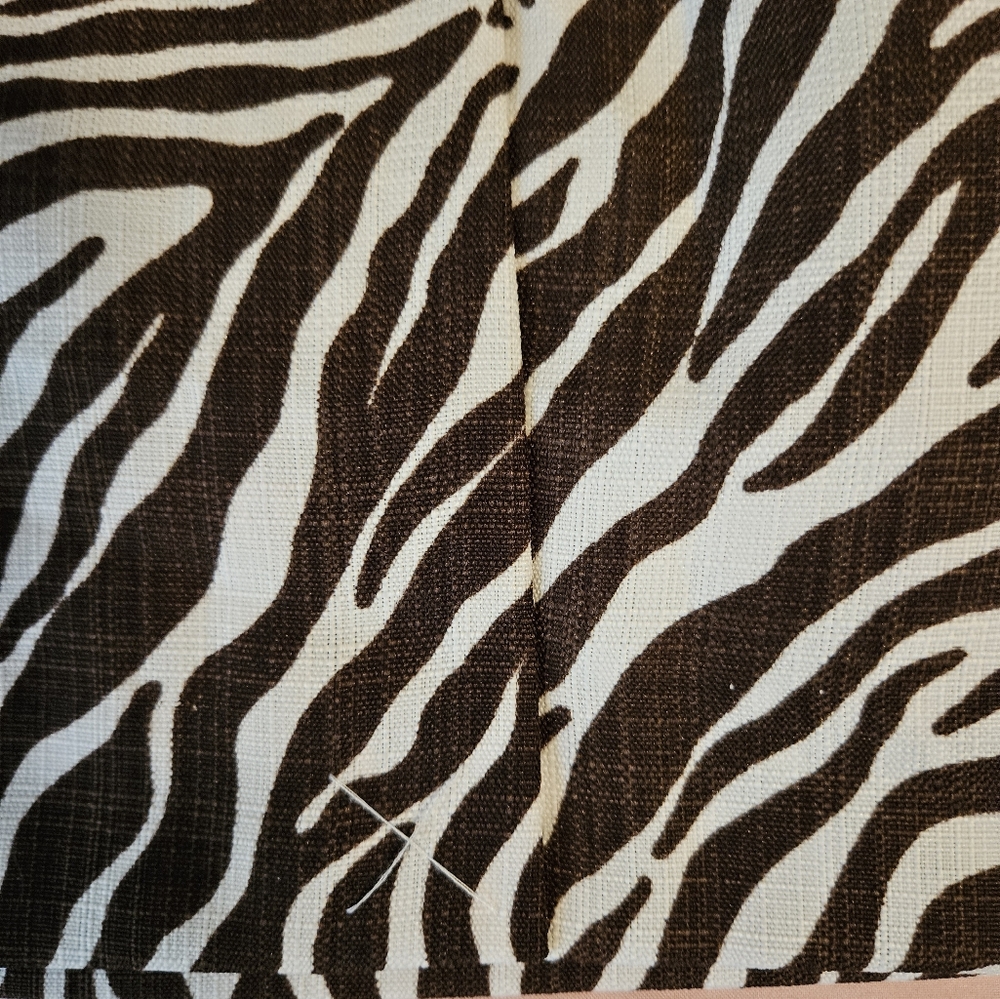 Brown&white zebra stripe skirt - Picture 8 of 8